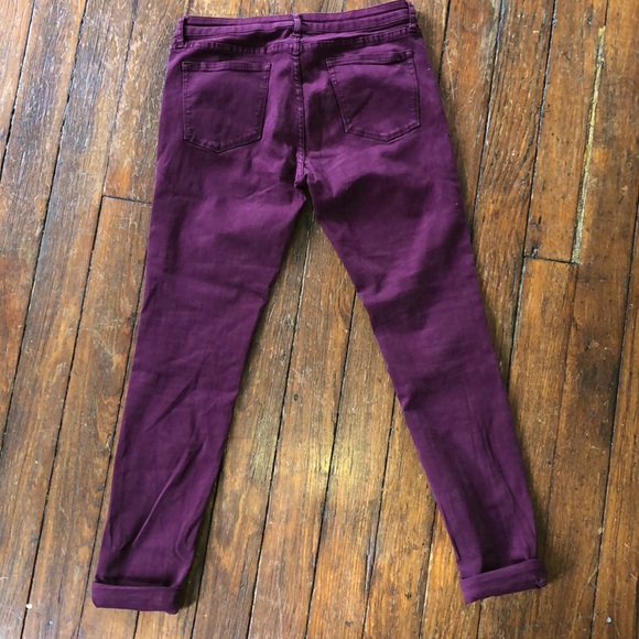 Maroon skinny Jeans - Picture 6 of 6
